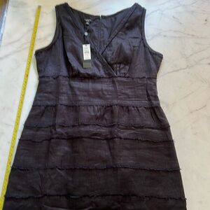 Talbot’s linen dress black
